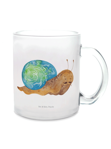 Mr. & Mrs. Panda Kaffeebecher Schnecke Sir ohne Spruch in Transparent