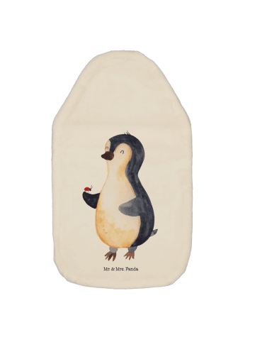 Mr. & Mrs. Panda Wärmflasche Pinguin Marienkäfer ohne Spruch in Weiß