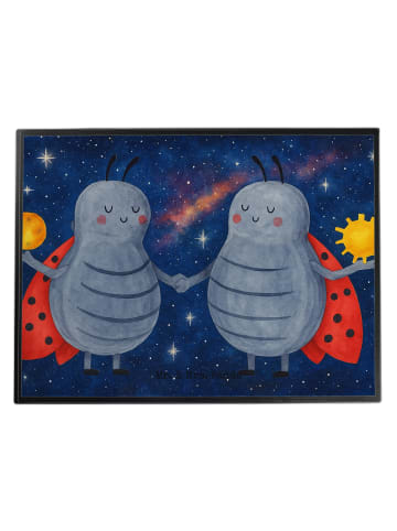 Mr. & Mrs. Panda malmatte Sternzeichen Zwilling Design ohne Spruch in Weiß