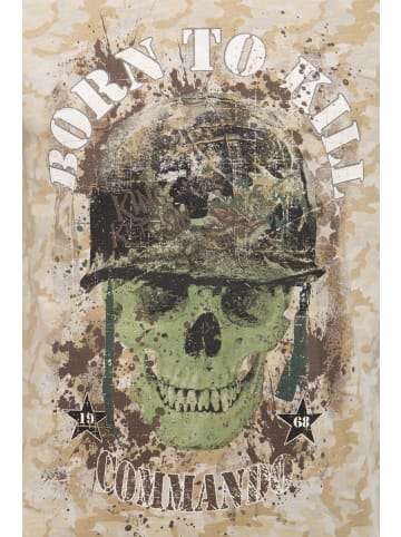 King Kerosin King Kerosin KING KEROSIN T-Shirt mit Print born to kill in core