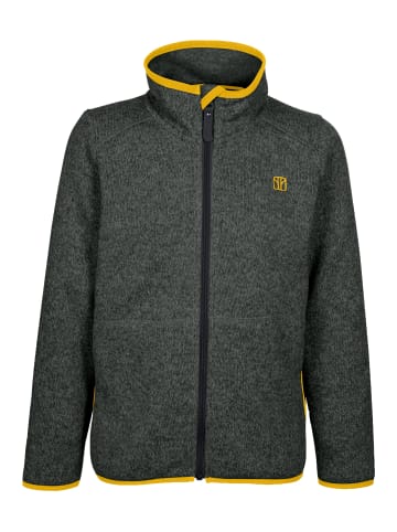 elkline Strickfleecejacke Tricky in grey-black