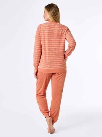 WITT WEIDEN Schlafanzug in papaya-ecru