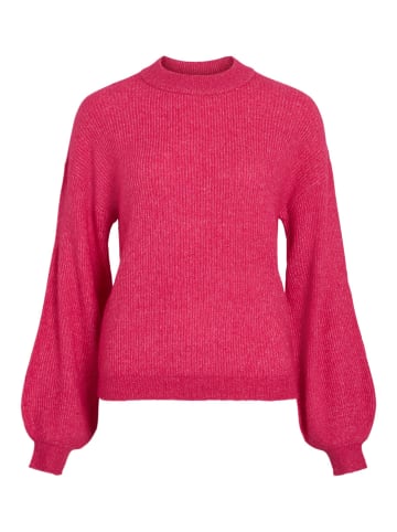 Vila Strickpullover in Pink Yarrow