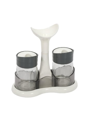 Excellent Houseware Salz- und Pfefferstreuer, 80 ml in Transparent, (B) 6 x (H) 15 x (L) 14 cm