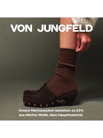 von Jungfeld Socken Merino in Hazelnut Brown
