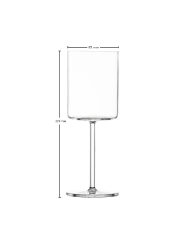 Schott Zwiesel 4er Set Rotweingläser Modo in Transparent 440 ml