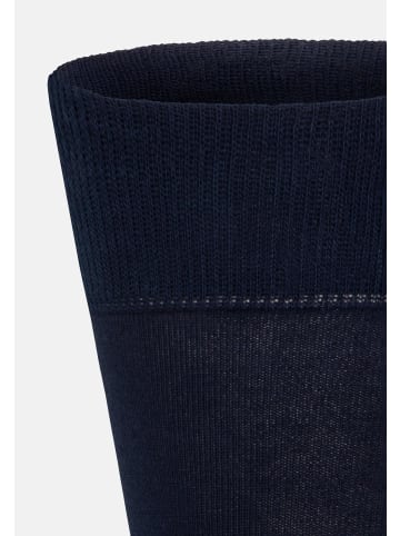 Kunert Socken Richard druckfreier Bund in Navy