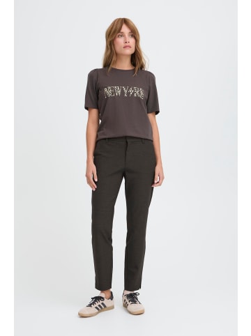 Pulz Hose PZBINDY Slim fit in Espresso Melange