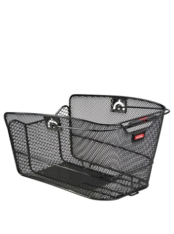 KLICKfix Citymax 24 - Gepäckträgerkorb (Korbklip) 41 cm (black) in schwarz
