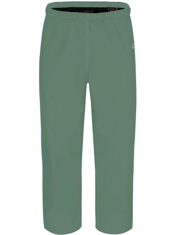 Normani Outdoor Sports Kinder Regenhose mit Fleecefutter in Dunkelgrün