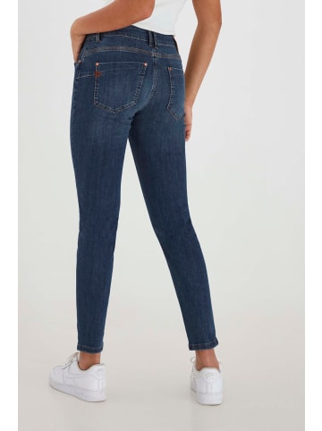 PULZ Jeans Röhrenjeans PZANNA - 50205561 in blau