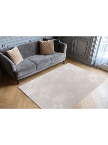 Vivorum Wohnzimmer Teppich – Kurzflorteppich Stage 625 in silber
