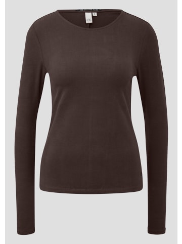 QS T-Shirt in 8945_dunkelbraun