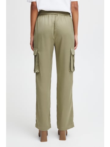b. young BYESTO CARGO PANTS - HEAVY WOVEN Regular fit in Aloe