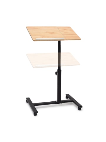 relaxdays Laptoptisch in Hellbraun - (B)60 x (H)95 x (T)40,5 cm