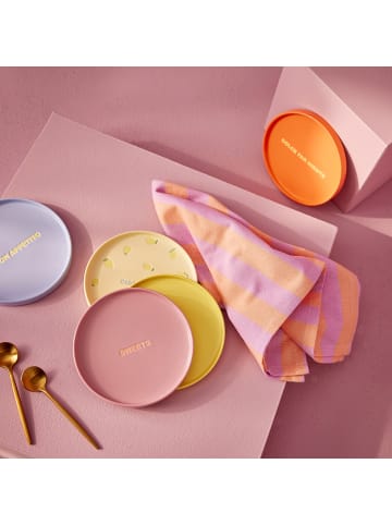 Butlers Teller GOOD VIBES Dolce far niente in Orange