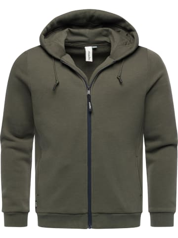 ragwear Sweatjacke Wernons in Dark Olive