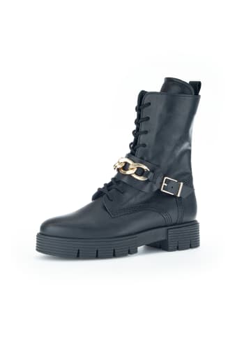 Gabor Comfort Biker- / Combat Boot in Schwarz