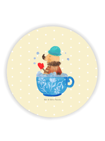 Mr. & Mrs. Panda magnet Nachtfalter Schaumbad ohne Spruch in Gelb Pastell