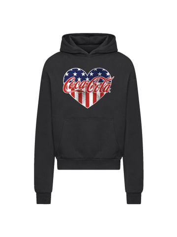 F4NT4STIC Ultra Heavy Hoodie Coca Cola Americana in schwarz