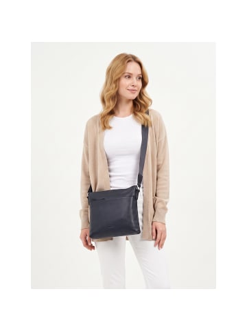 Jost Lysa Umhängetasche Leder 25 cm in navy