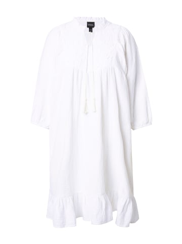 Ulla Popken Kleid in schneeweiß