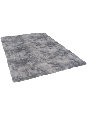 Pergamon Hochflor Shaggy Teppich Fluffy in Grau