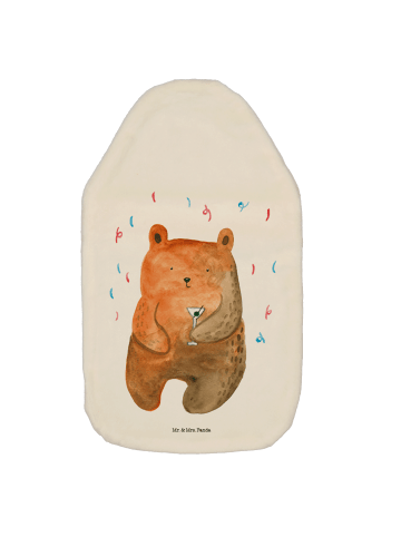 Mr. & Mrs. Panda Wärmekissen Bär Party ohne Spruch in Weiß