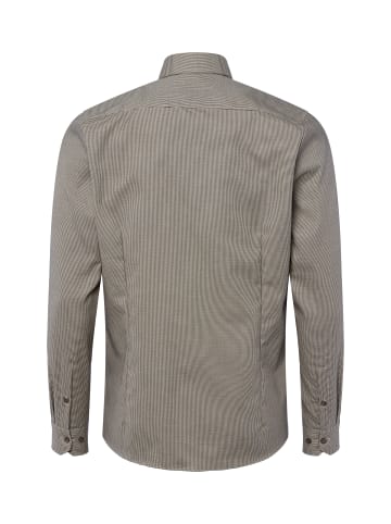 Finshley & Harding Hemd in beige schwarz - 0016