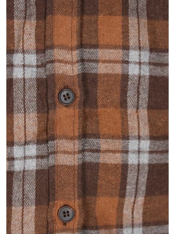 ROCKEASY Plus Size Jacket in Brown