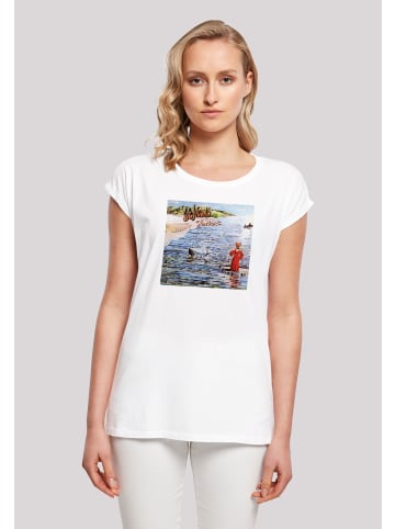 F4NT4STIC T-Shirt Genesis Foxtrot Album Cover in weiß