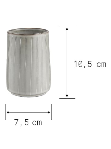 Butlers Zahnputzbecher HENLEY 4er-Set in Grau