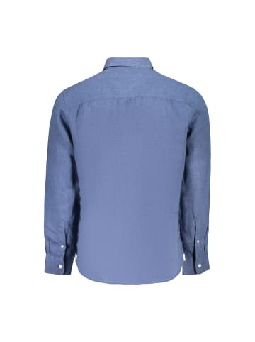 North Sails Blau Herren Hemd aus Leinen