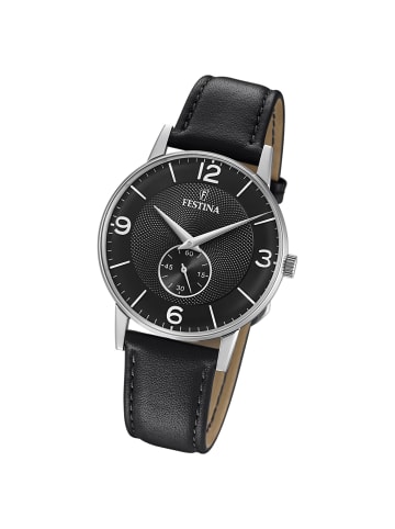 Festina Analog-Armbanduhr Festina Klassik schwarz mittel (ca. 36mm)