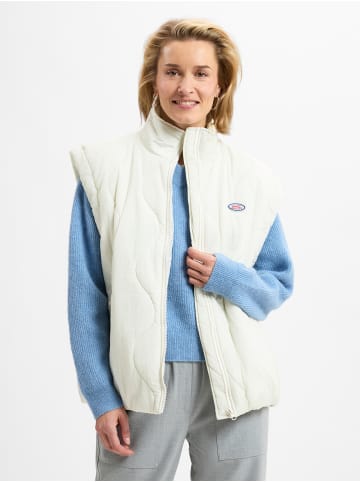 American Vintage Steppweste in weiß - 0001