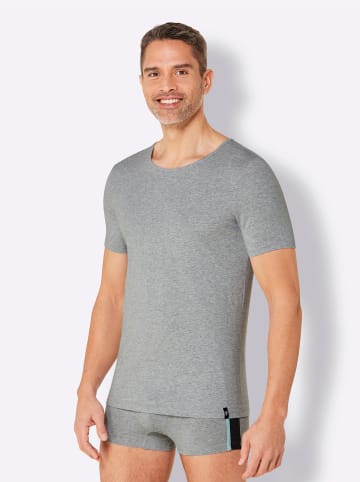 WITT WEIDEN Shirt in mint + grau-meliert