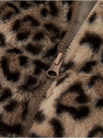 name it Winterjacke mit Tiermuster und Reißverschluss vorne in Braun-2