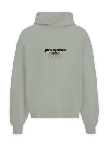 JACK & JONES Junior Hoodie JORBUSHWICK SWEAT HOOD FST JNR in mineral gray