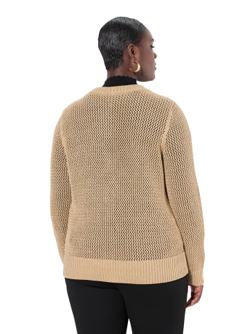 Ulla Popken Strickjacke in gold