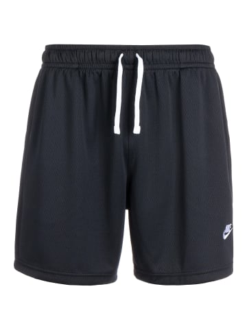 Nike Sportswear Shorts Club Mesh in schwarz / weiß