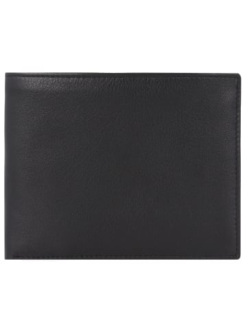 Esquire Frankfurt Geldbörse RFID Schutz Leder 12.5 cm schwarz