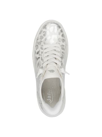 Jana Sneaker in WHT LEO METAL