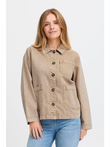 PULZ Jeans Jeansjacke in Braun
