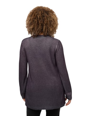 Ulla Popken Pullover in anthrazit melange