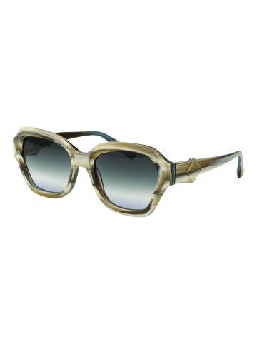 Ana Hickmann Frauen Sonnenbrille Quadratisch Grün