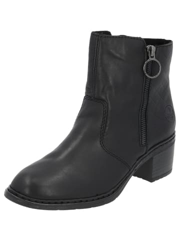 rieker Stiefeletten in schwarz/schwarz