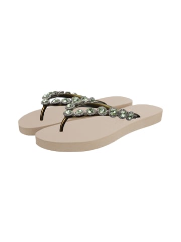 Uzurii Luxury Footwear platte hausschuhe Beatrix in sand