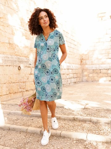 WITT WEIDEN Webkleid in ozean-dunkelblau-bedruckt