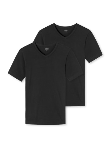 UNCOVER BY SCHIESSER T-Shirt 2er Pack in Schwarz