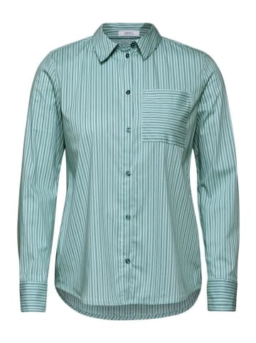 Cecil Langarmbluse in petrol green